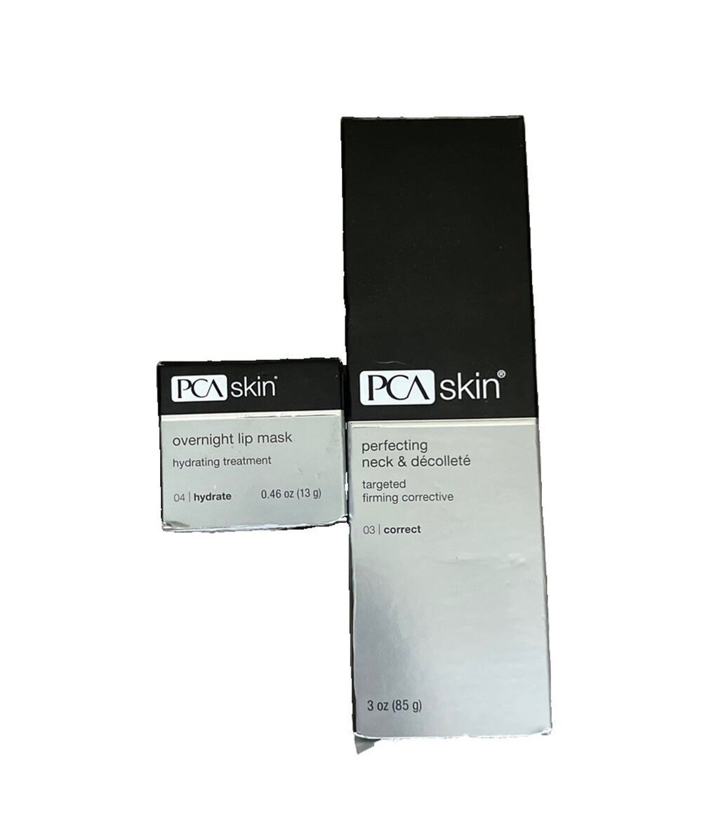 PCA SKIN Neck & Décolleté Set & Overnight Lip Mask.